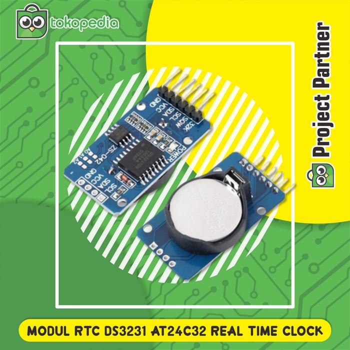 Jual RTC DS3231 AT24C32 Real Time Clock Modul Waktu Arduino Uno Mega ... Jual RTC DS3231 AT24C32 Real Time Clock Modul Waktu Arduino Uno Mega ...